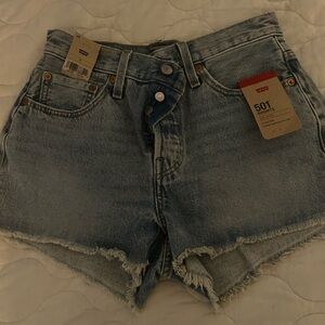 Levi's Women's Light Blue Jean Shorts